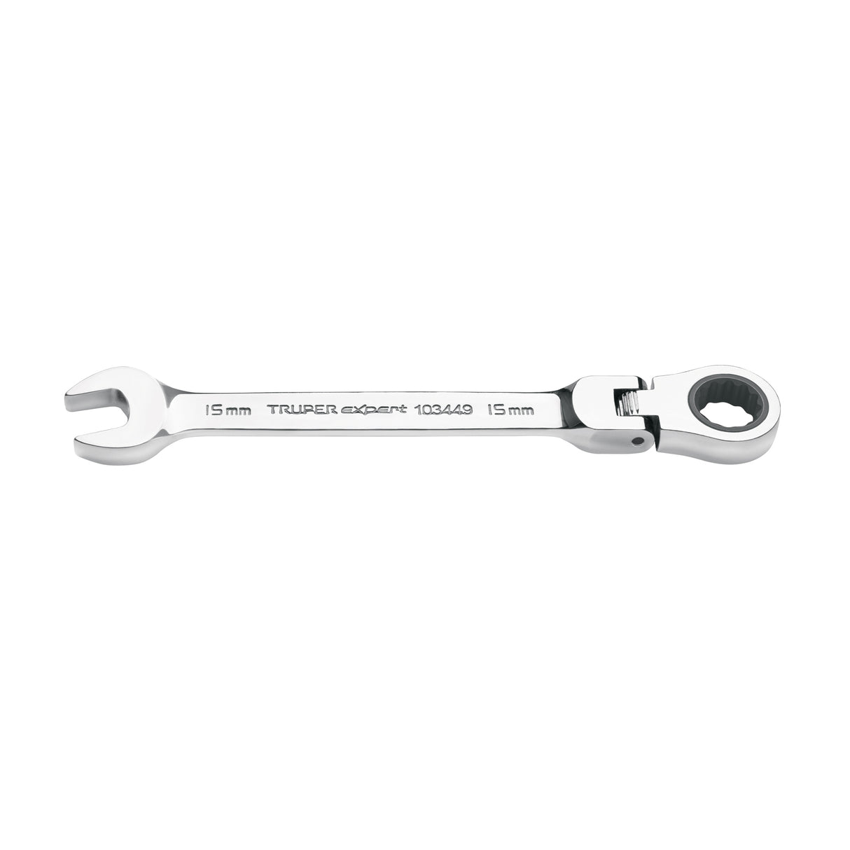 Llave Combinada con Matraca 15 mm Flexible, Expert