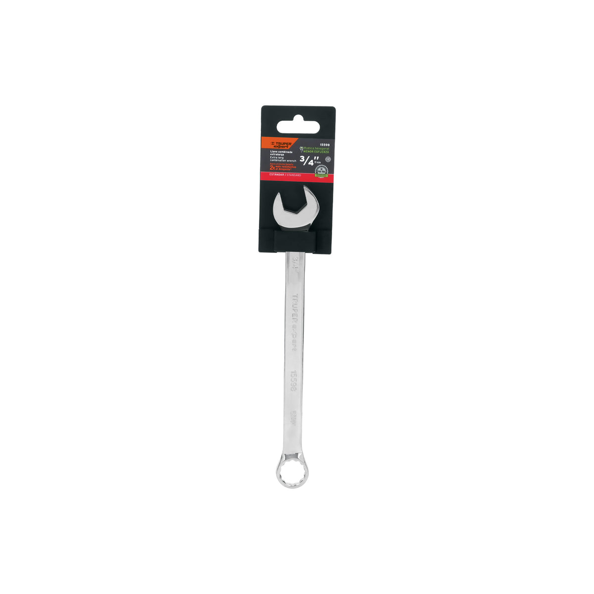 Llave Combinada Extralarga 3/4' X 278 mm de Largo, Expert