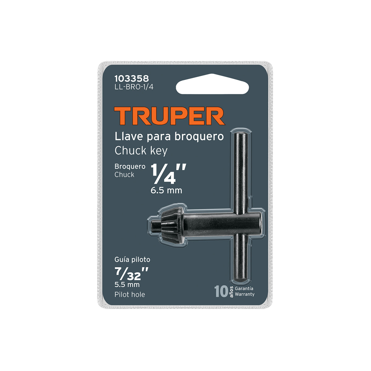 Llave para Broquero de 1/4', Truper