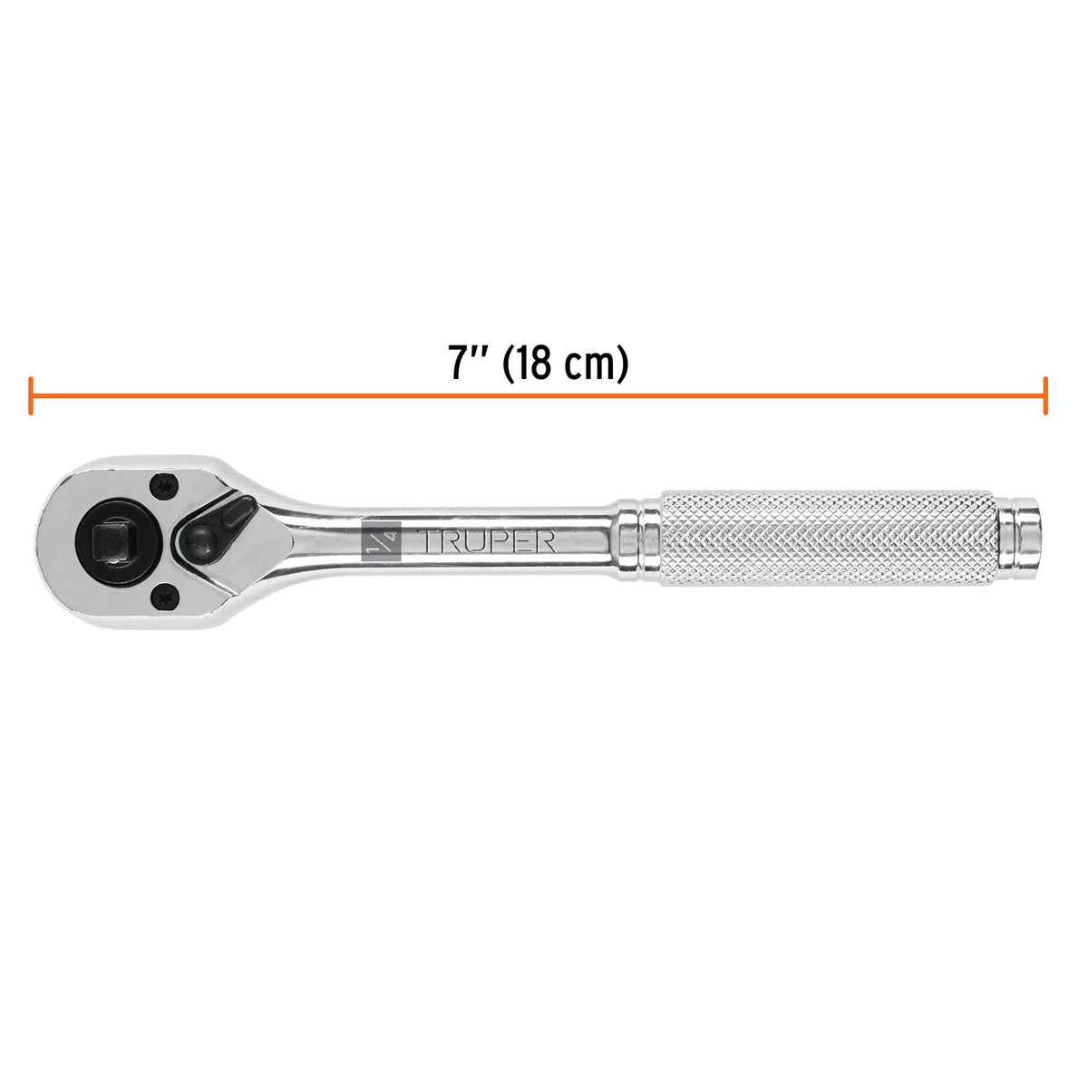 Matraca Doble Cuadros 1/4'y 3/8', Truper