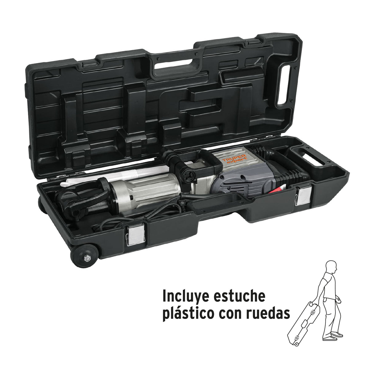 Martillo Demoledor Hex 20 kg, 55J, 1600 W, Truper Expert
