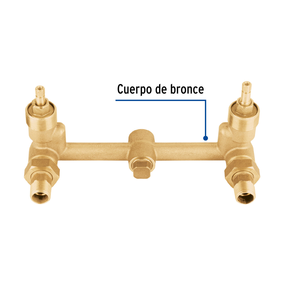 Mezcladora Empotrar, Compresión, S/Manerales, Foset
