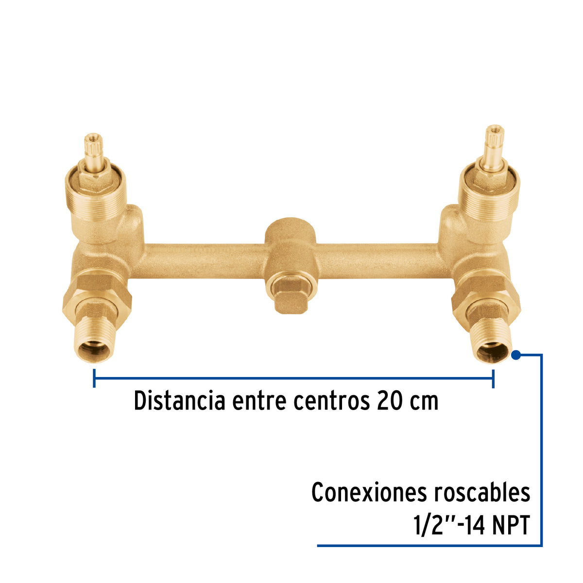 Mezcladora Empotrar, Compresión, S/Manerales, Foset