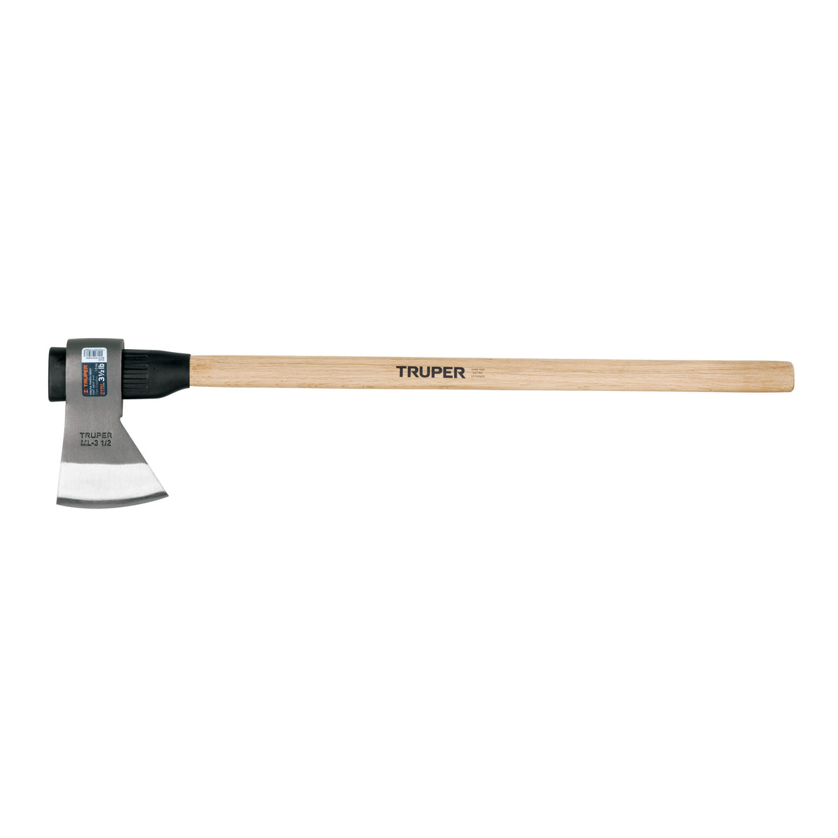 Hacha Media Labor 3-1/2 lb, Mango de Madera 36', Truper