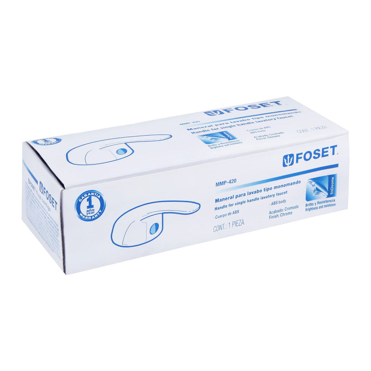 Maneral de Palanca para Monomando Lavabo MP-420, Cromo, Basic