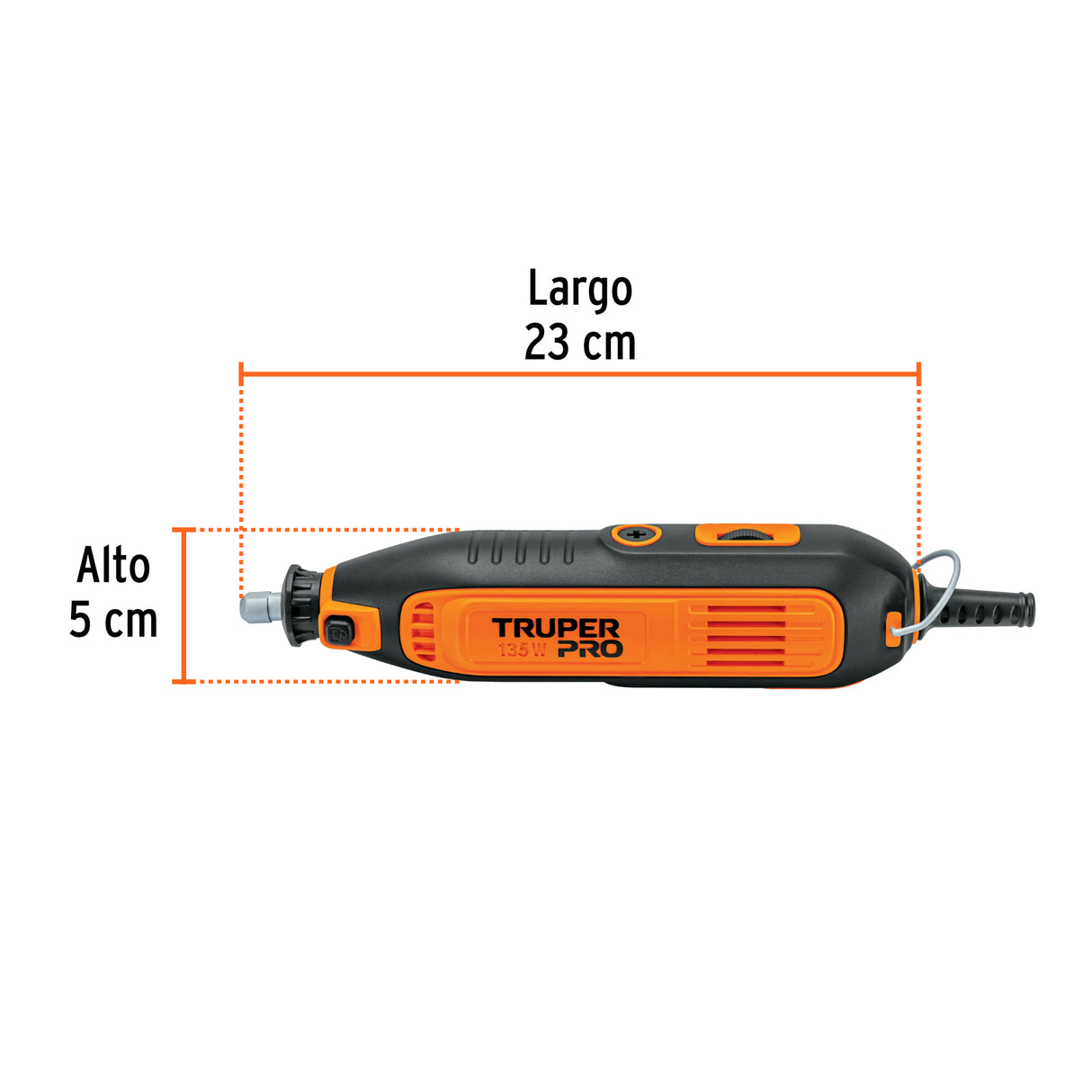 Herramienta Rotativa 135 W con 97 Accesorios, Truper Pro