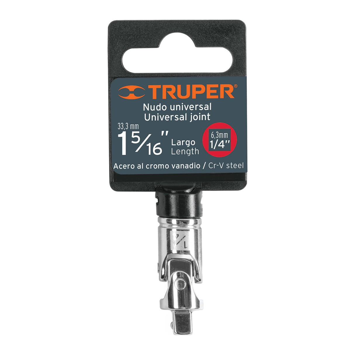 Nudo Universal para Dados con Cuadro de 1/4', Truper