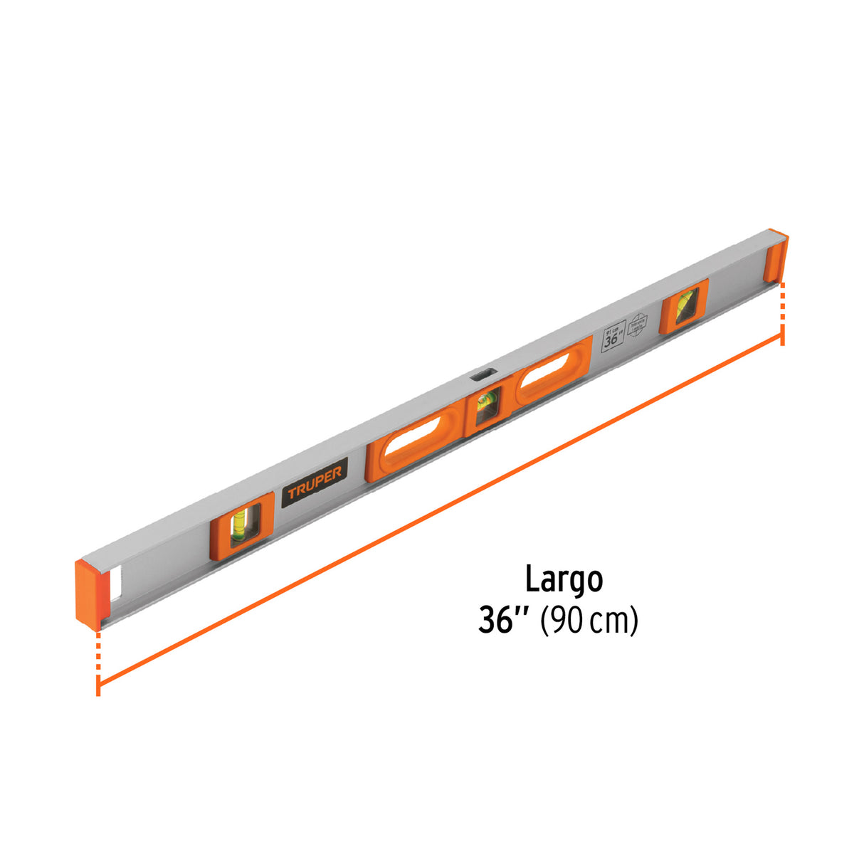 Nivel Profesional de 36' con Protección de ABS, Truper