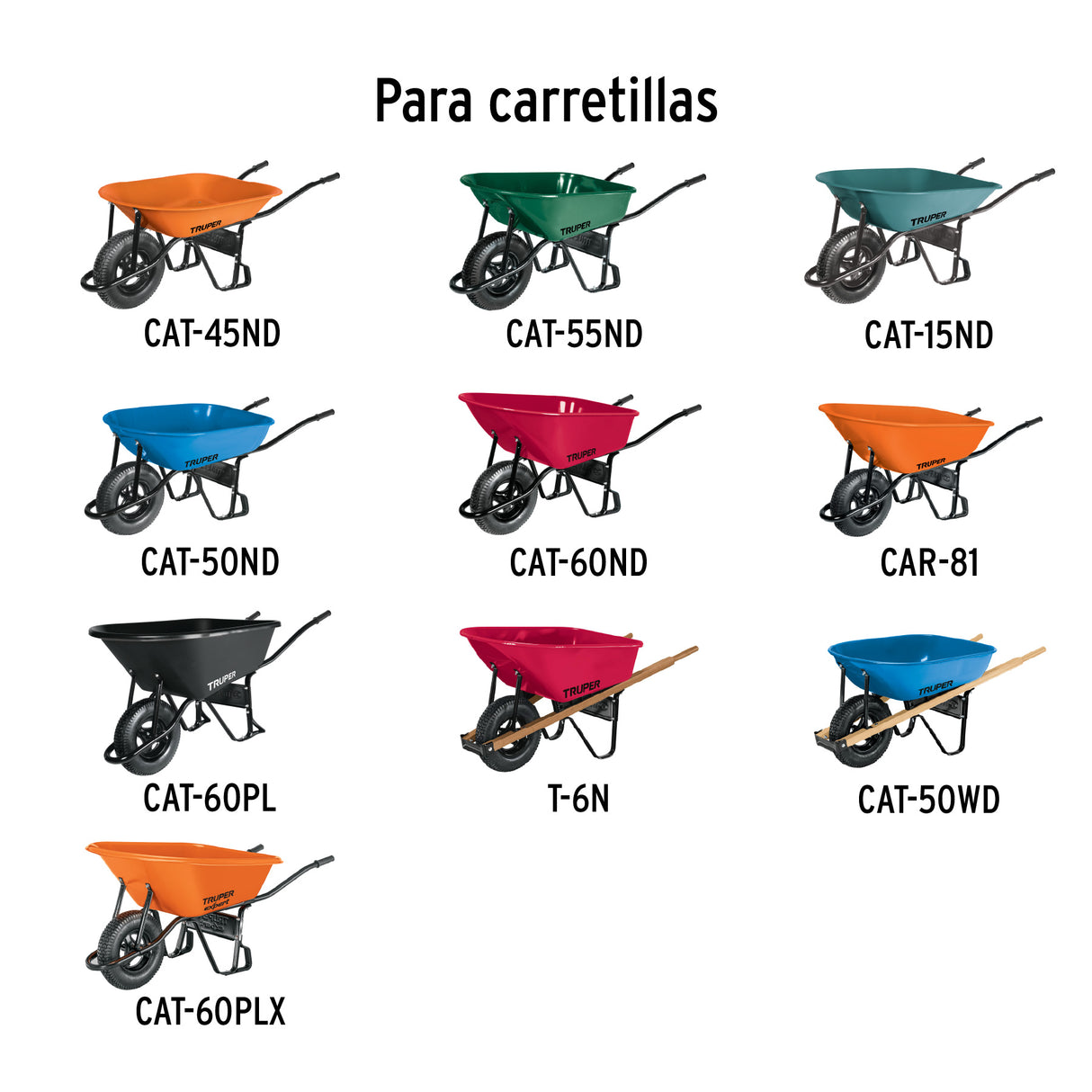 Llanta Neumática Reforzada 16', sin Cámara, Truper