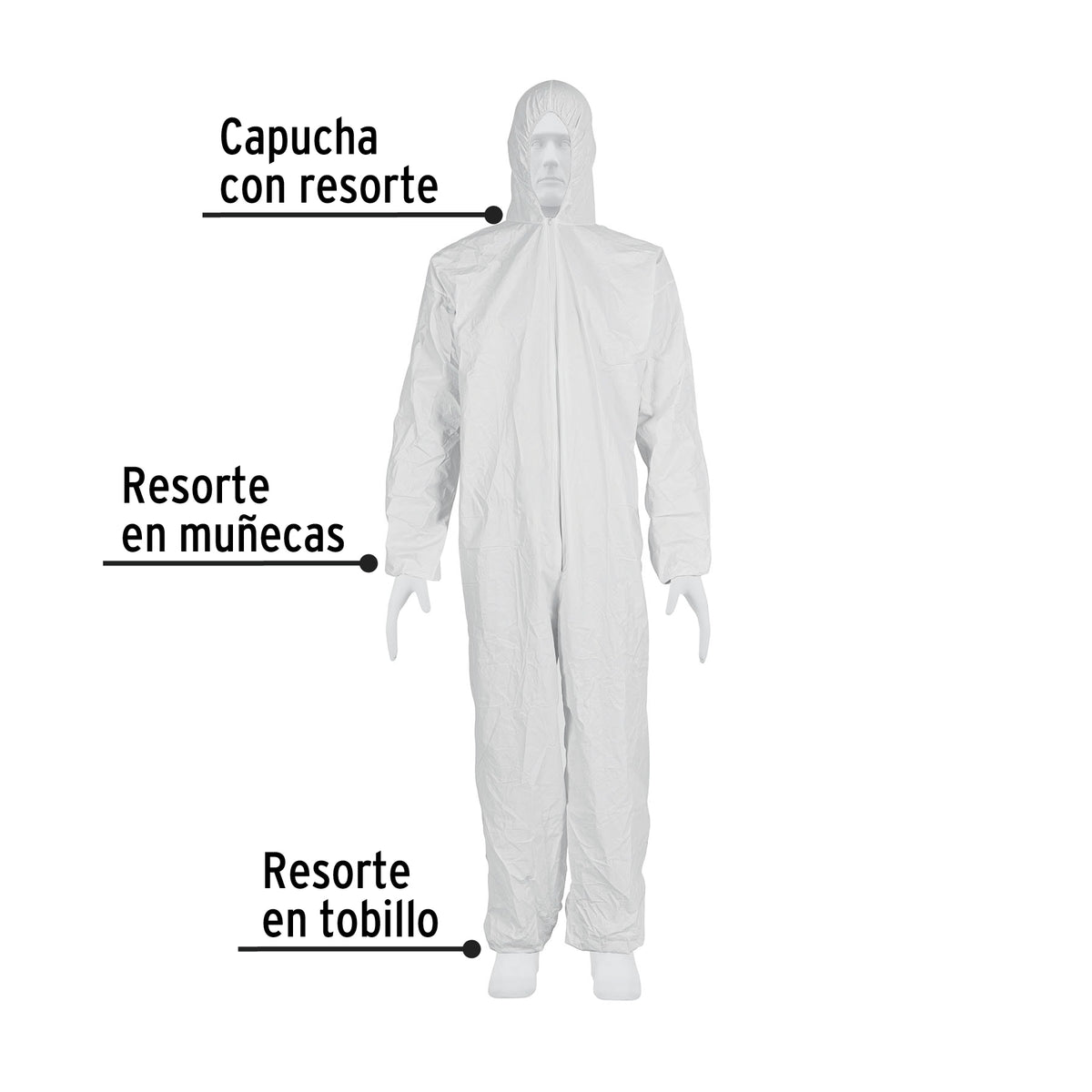 Overol Desechable, Talla m, Pretul