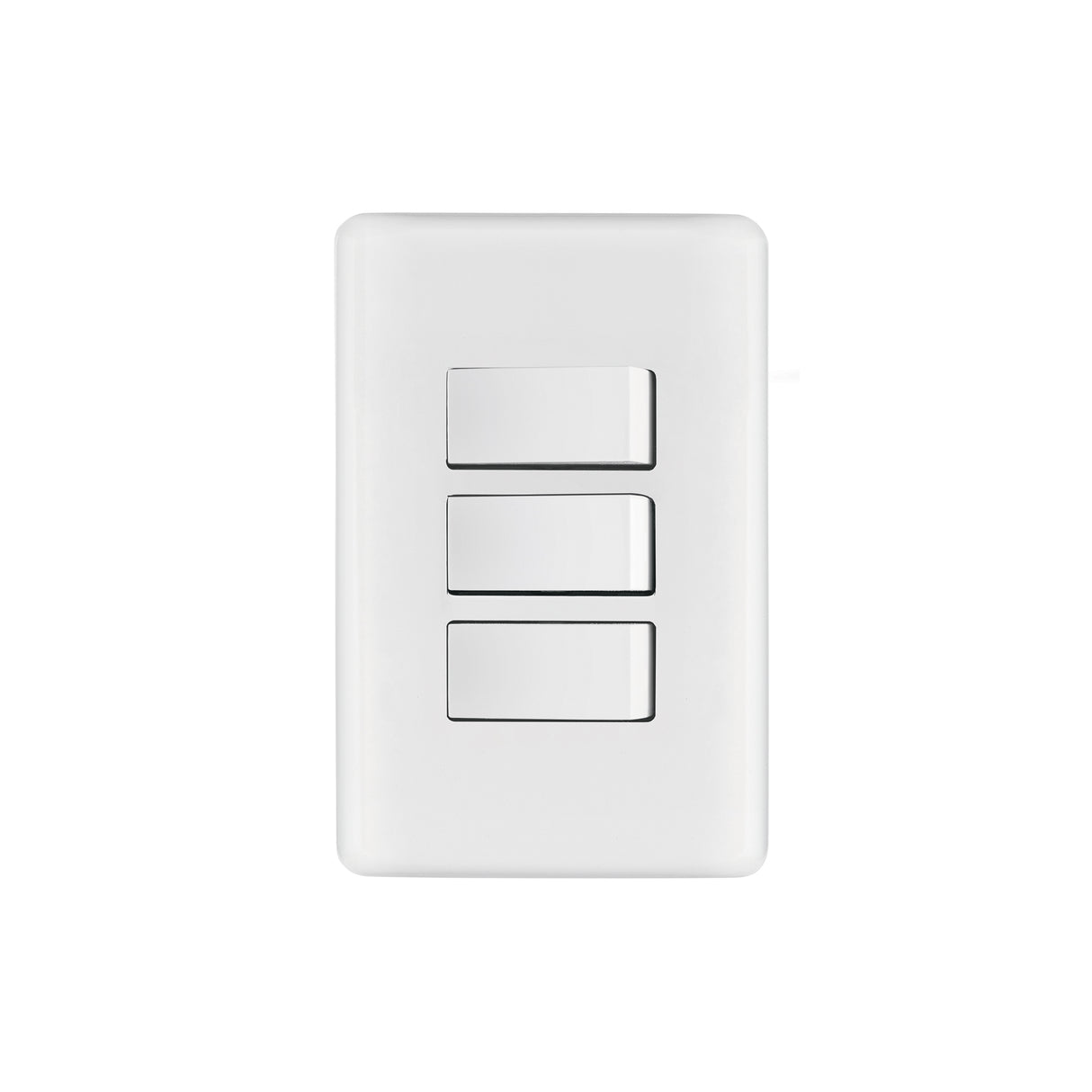 Placa Armada con 3 Interruptores Sencillos, Volteck Basic