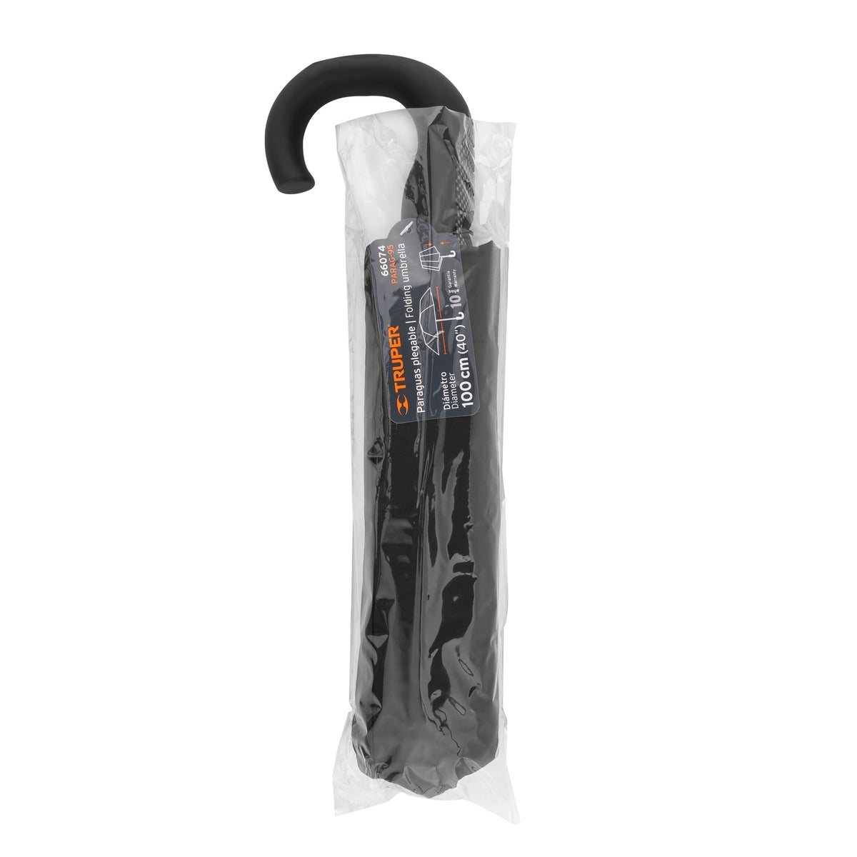 Paraguas Compacto de 100 cm, Truper