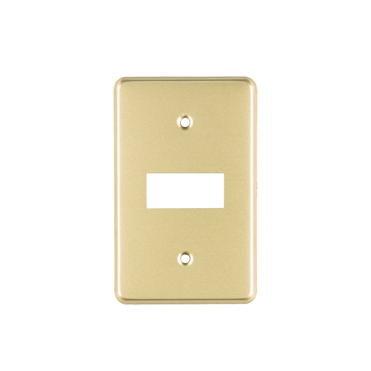 Placa 1 Módulo, de Aluminio, Línea Económica, Volteck