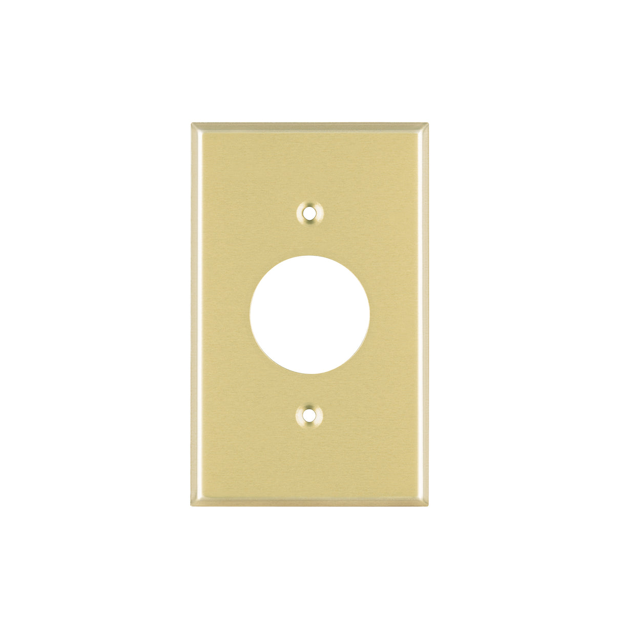 Placa para Contacto Redondo, de Aluminio, Línea Standard