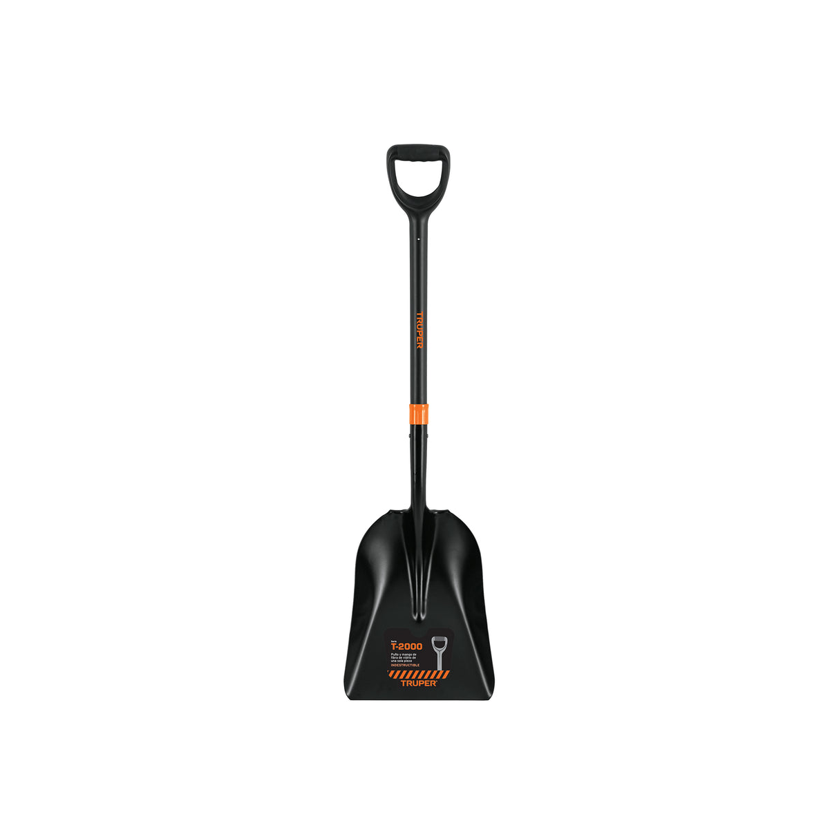 Pala carbonera T-2000, puño 'Y' mango fibra de vidrio Truper