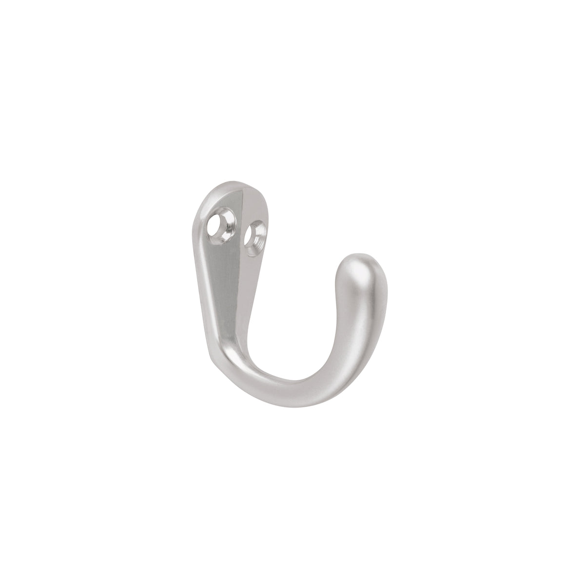 Gancho Sencillo Tipo Perchero, Cromo Mate, Hermex