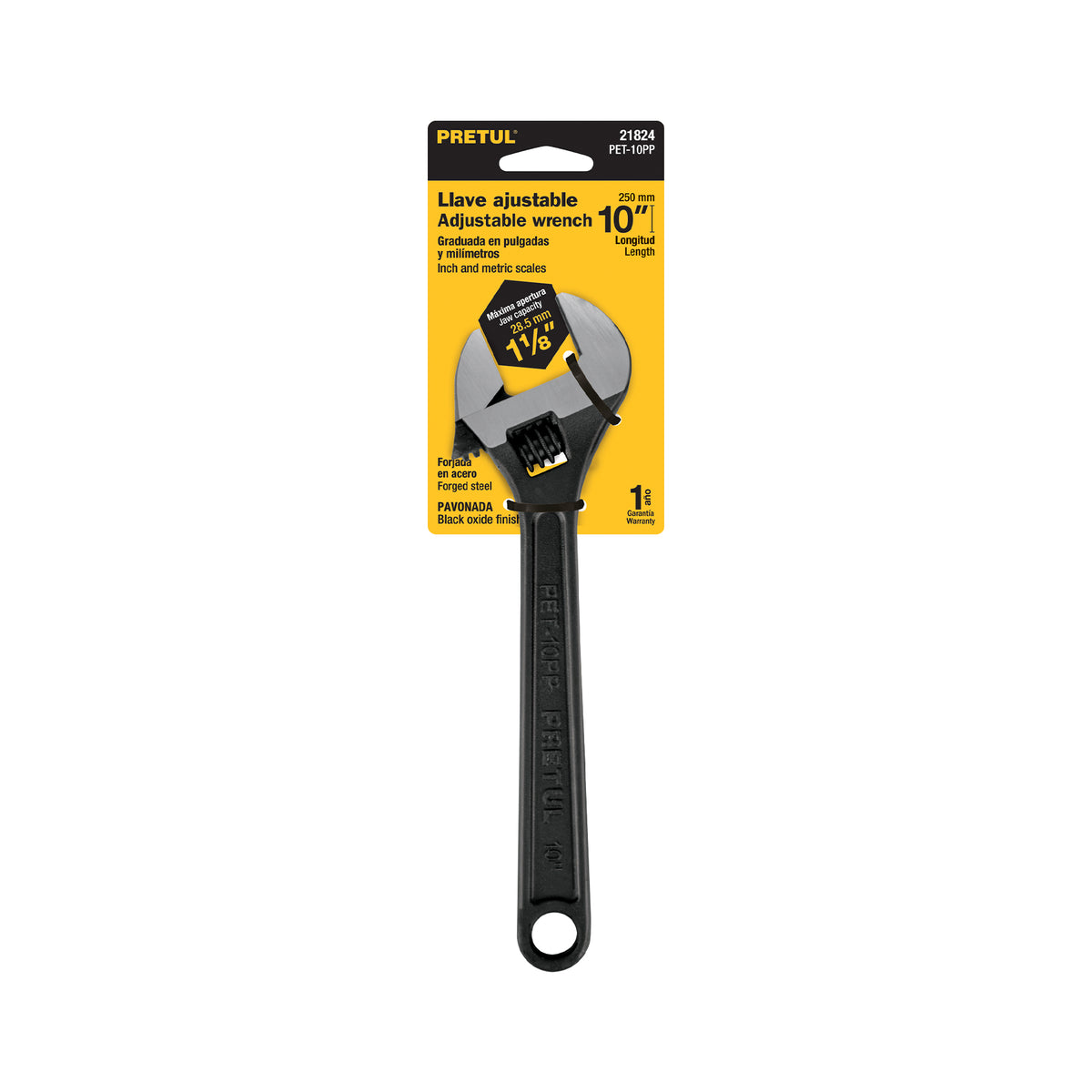 Llave Ajustable (Perico) 10' Pavonada, Pretul