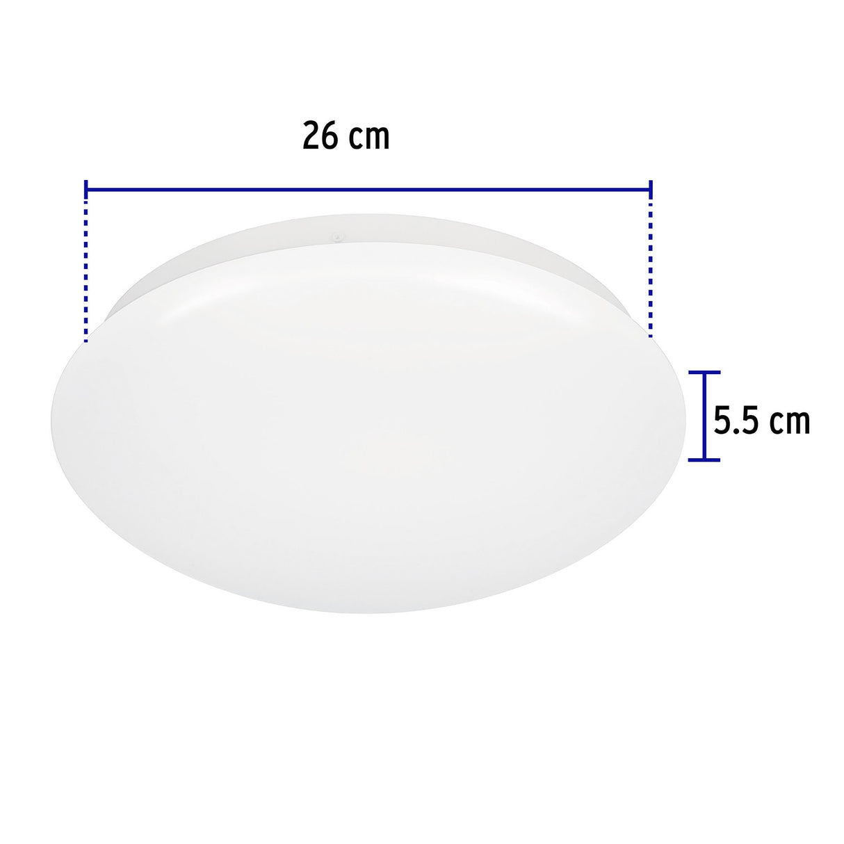 Luminario LED Plafón Decorativo 15 W 6500K, Liso, Basic
