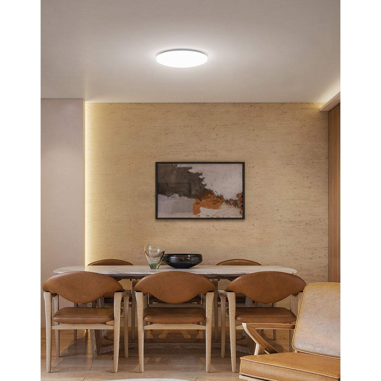 Luminario LED Plafón Decorativo 18 W 6500K, Liso, Basic
