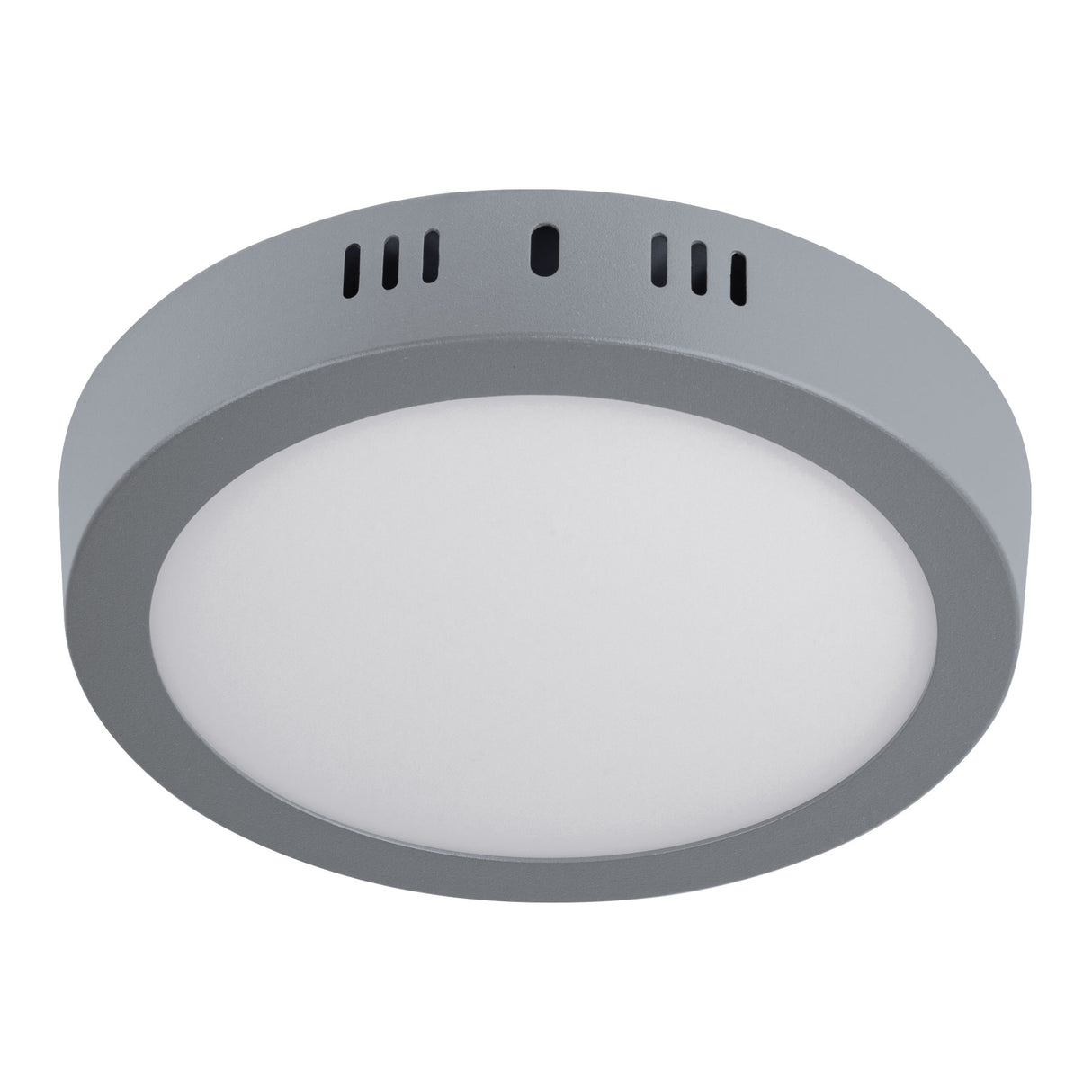 Luminario LED Plafón 12 W 6500K, Redondo, Gris, Volteck