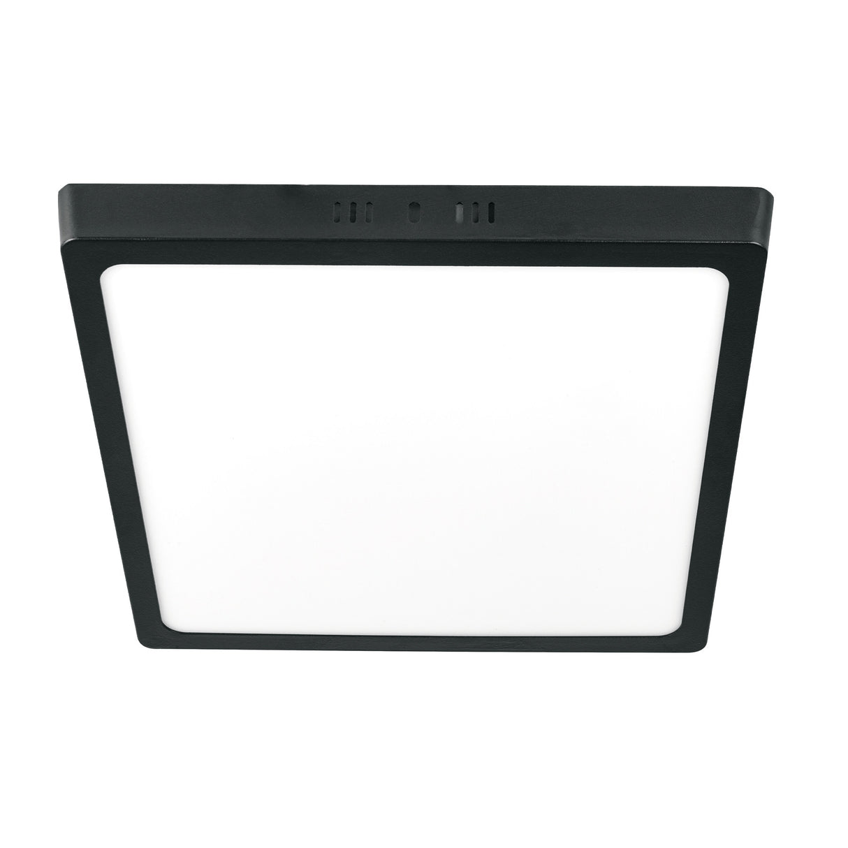Luminario LED plafón 24 W 6500K, cuadrado, negro, Volteck