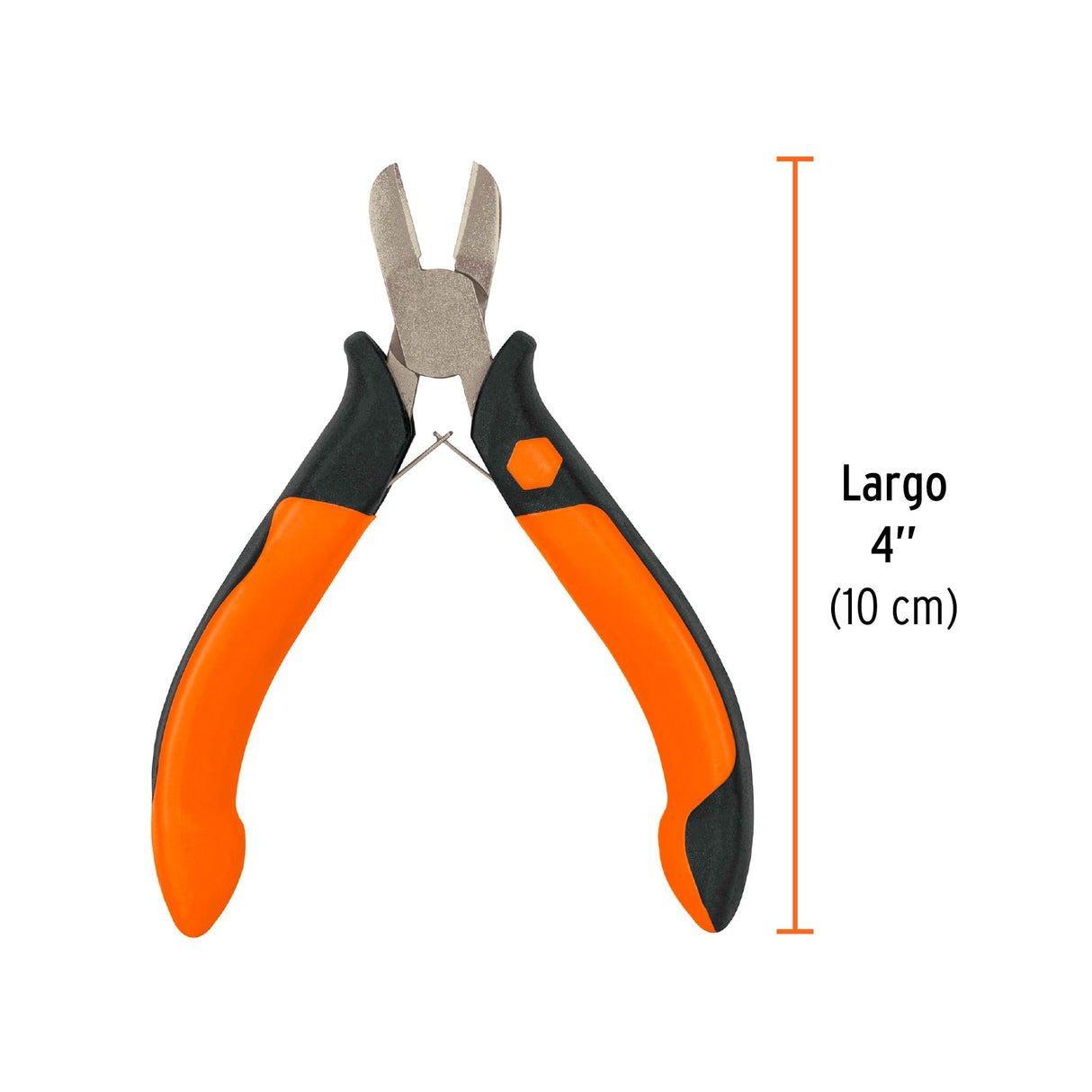 Mini Pinza de Corte Diagonal 4' Mango Comfort Grip, Truper