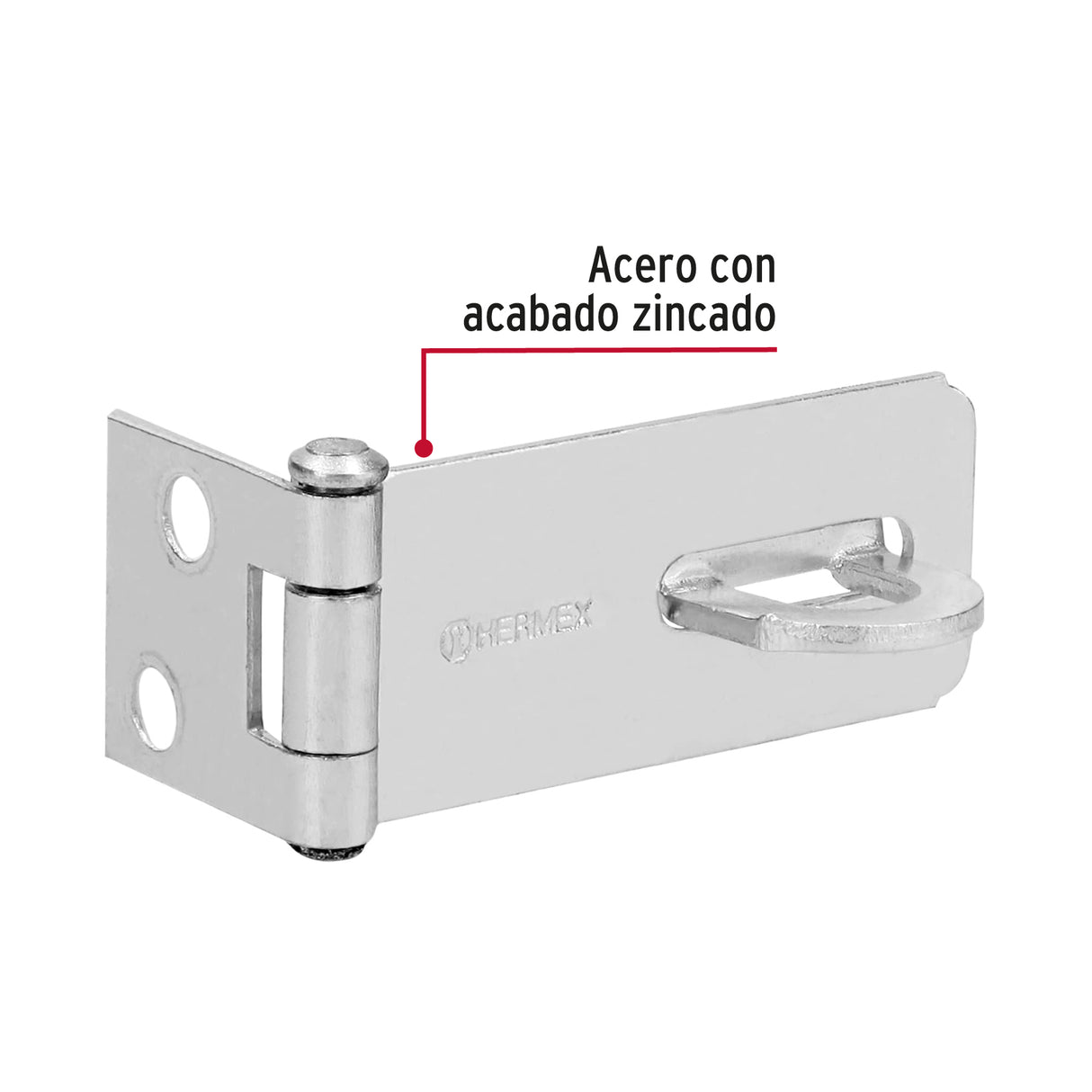 Portacandado de Acero Zincado 1-3/4', Hermex