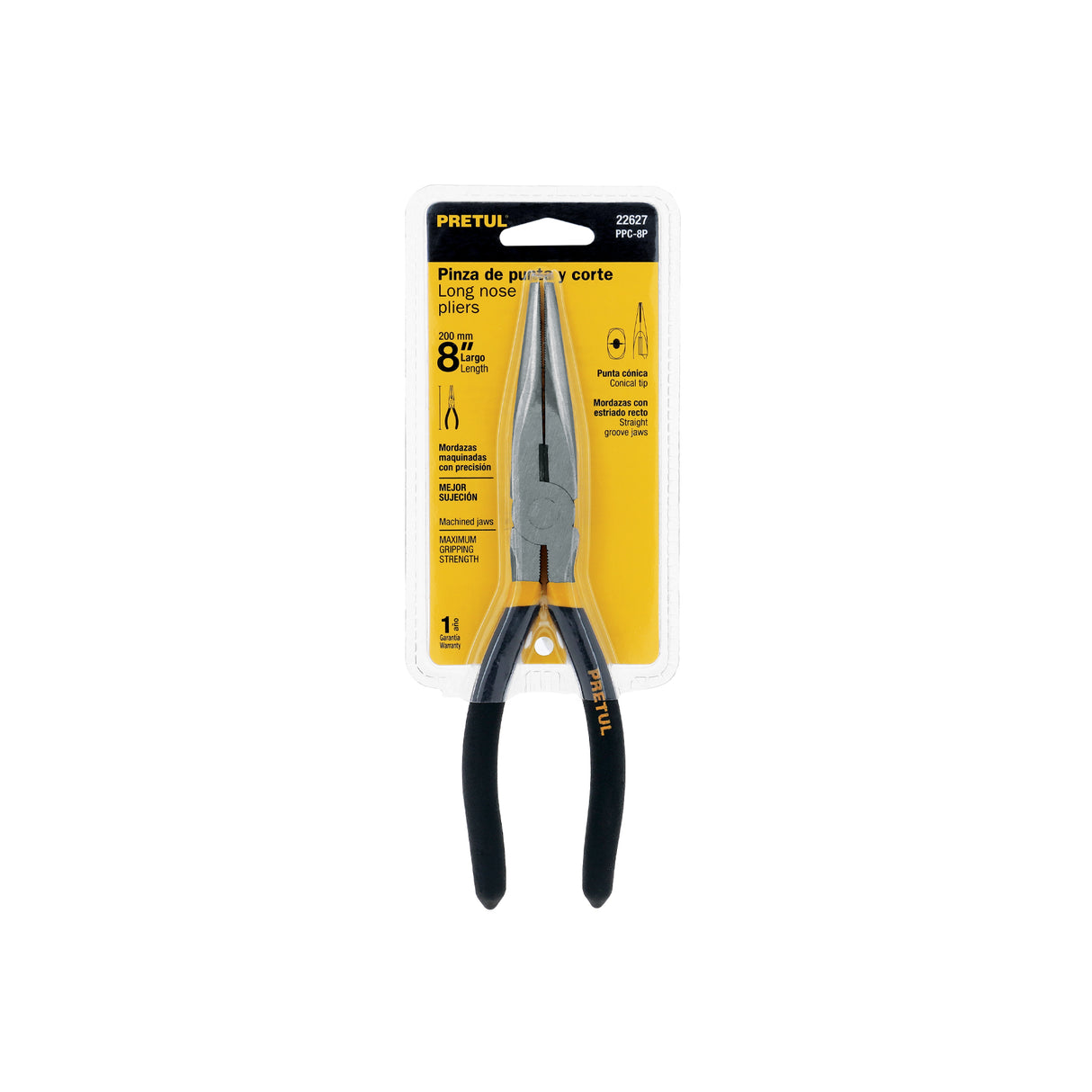 Pinza de Punta y Corte 8' Mango de PVC, Pretul