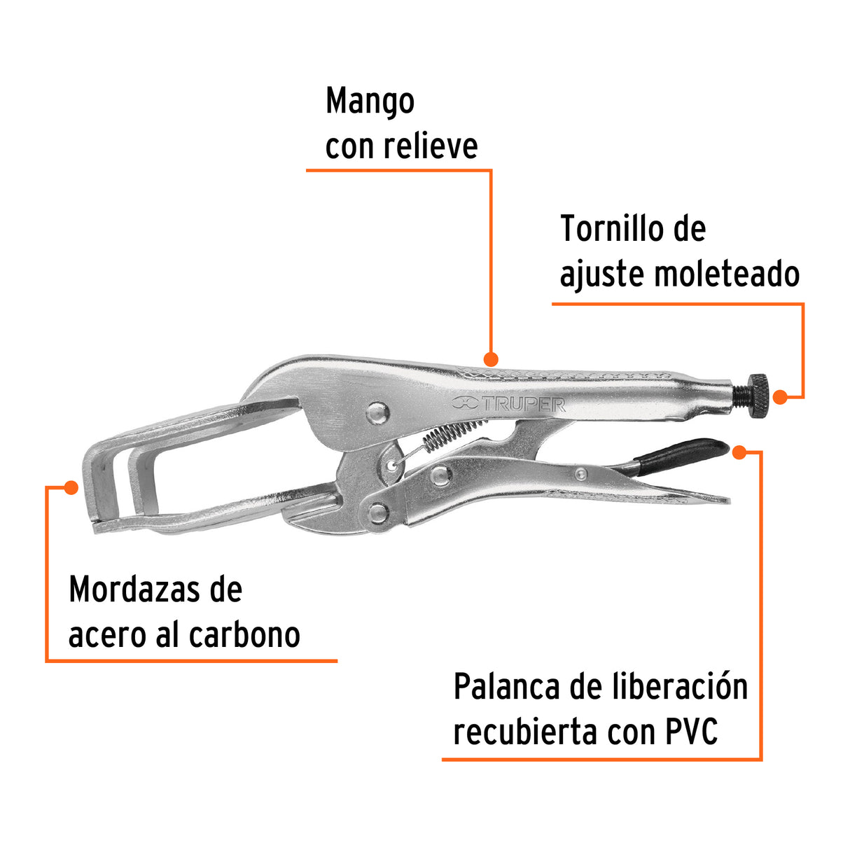 Pinza de Presión 9' Soldadora, Truper