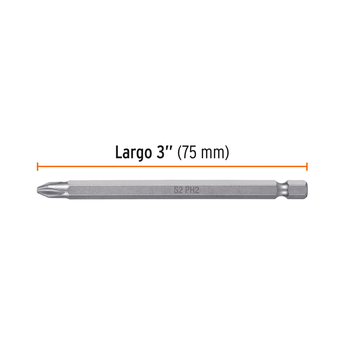 Estuche con 5 Puntas de Cruz PH2 Largo 4', Truper Expert