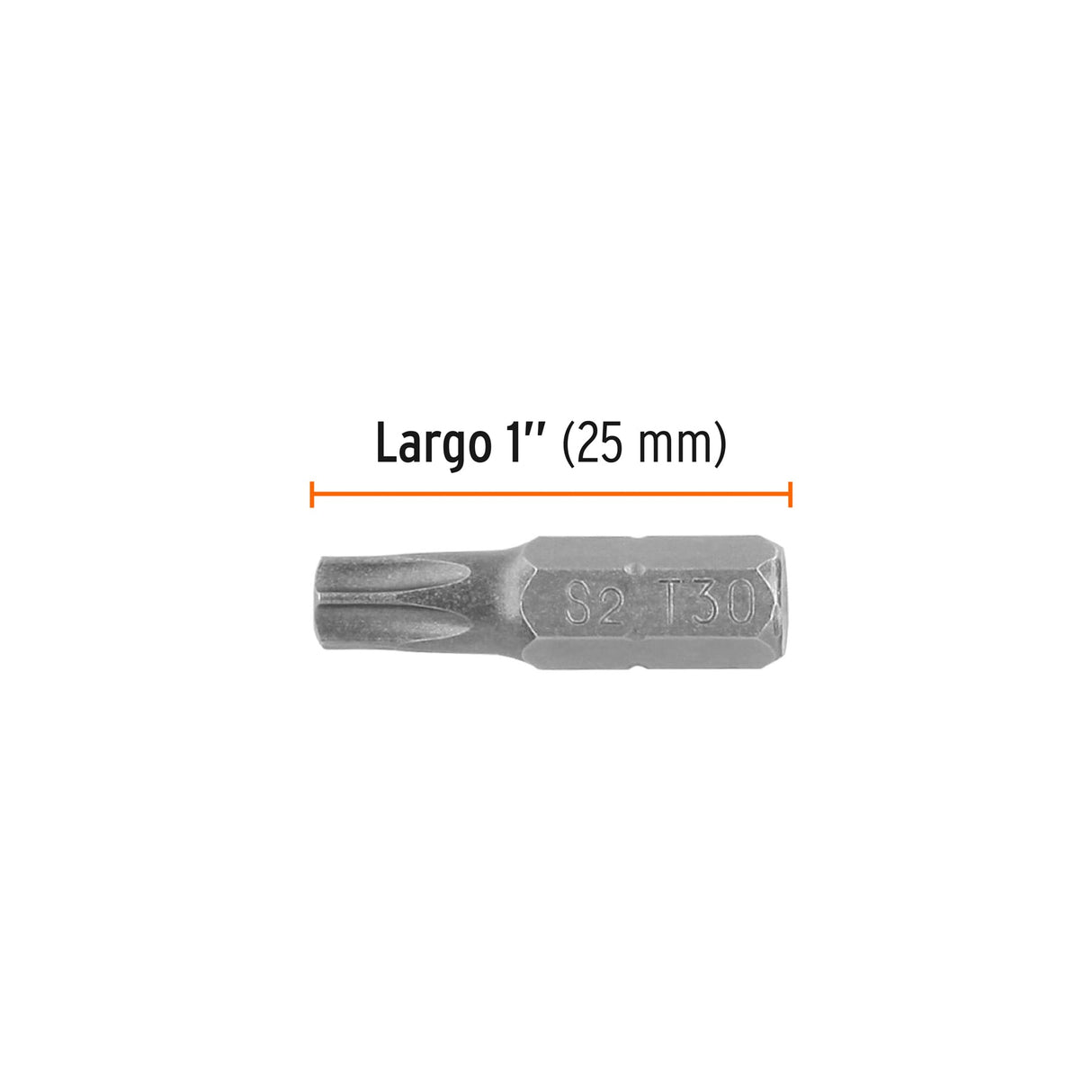 Estuche con 5 Puntas Torx T30 Largo 1', Truper Expert