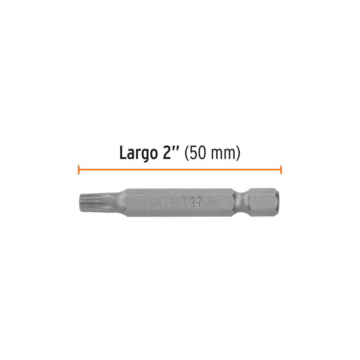 Estuche con 5 Puntas Torx T27 Largo 2', Truper Expert