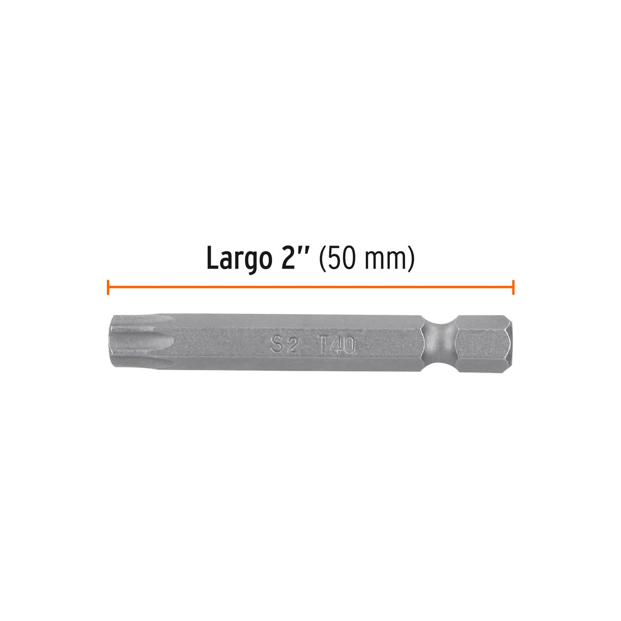 Estuche con 5 Puntas Torx T40 Largo 2', Truper Expert