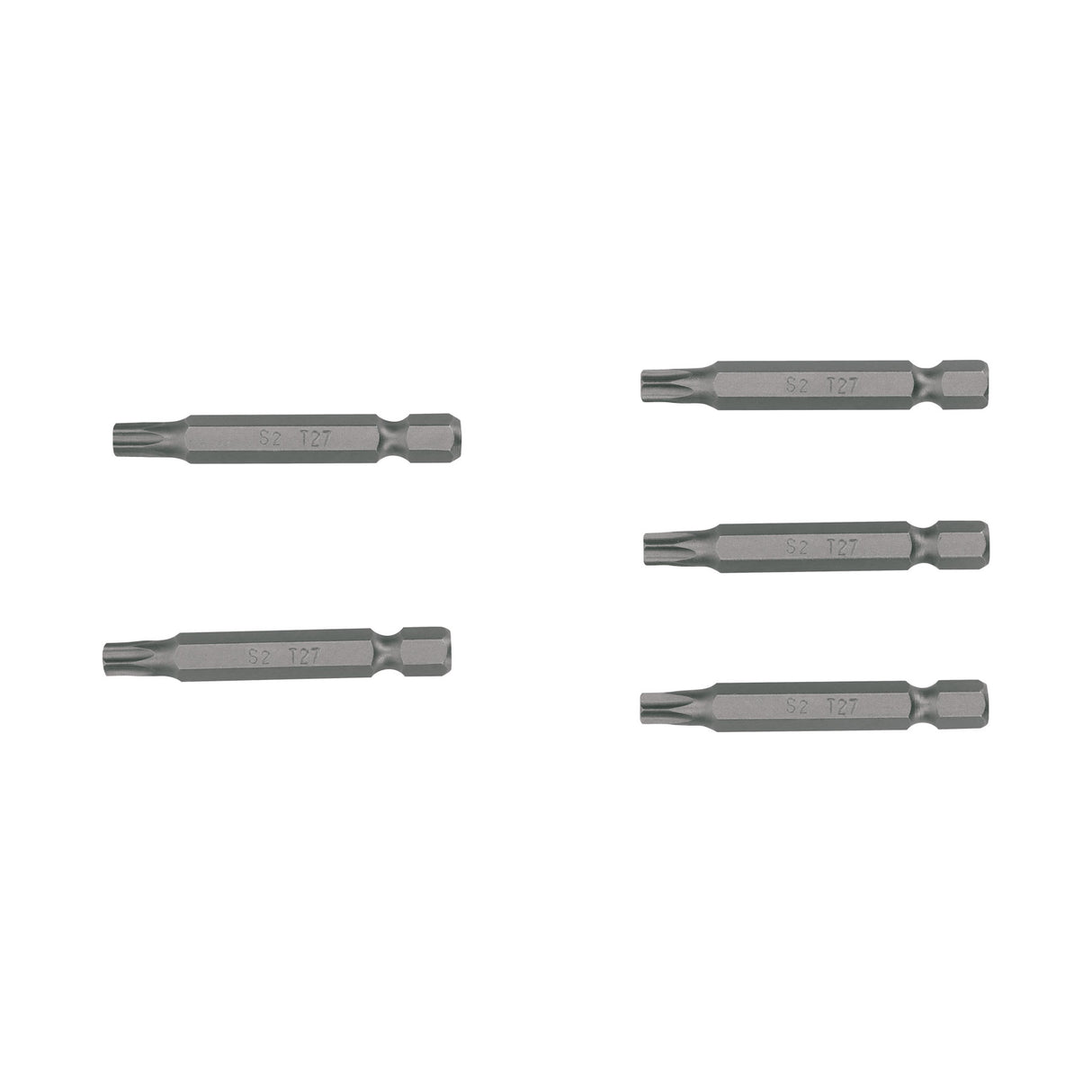 Estuche con 5 Puntas Torx T27 con Seguro Largo 2', Expert