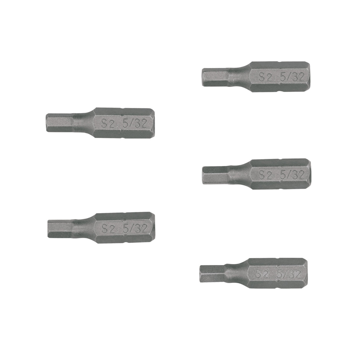 Estuche con 5 Puntas Hexagonales de 5/32 mm Largo 1', Expert