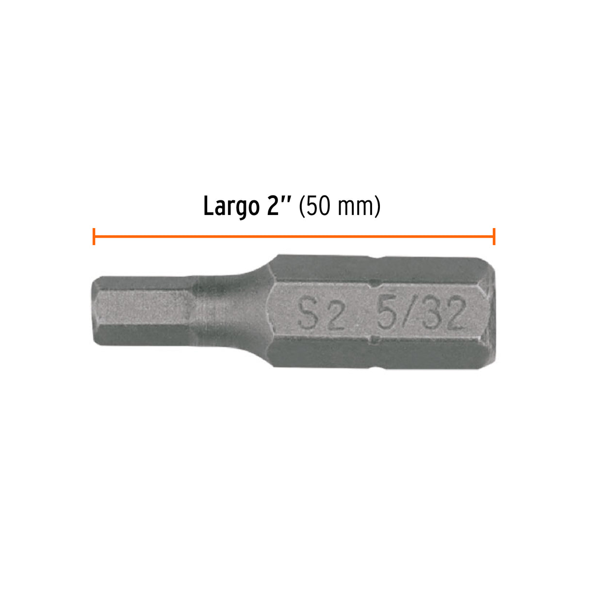 Estuche con 5 Puntas Hexagonales de 5/32 mm Largo 1', Expert