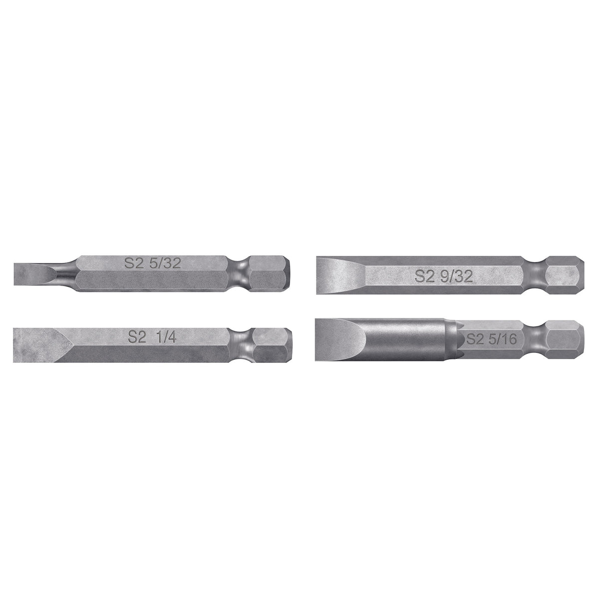 Estuche con 6 Puntas Planas Combinadas Largo 2', Expert