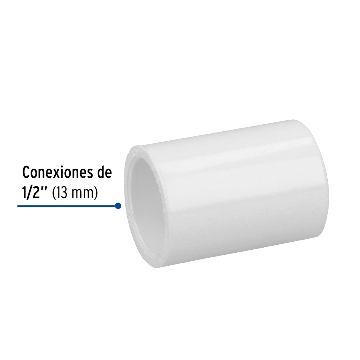 Cople de PVC Cédula 40 de 1/2', Foset