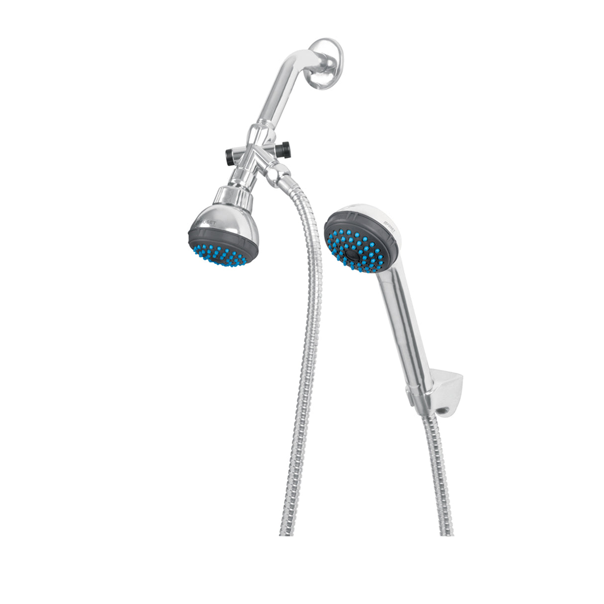 Regadera 2-1/2' con Extensión Tipo Teléfono, Foset Basic