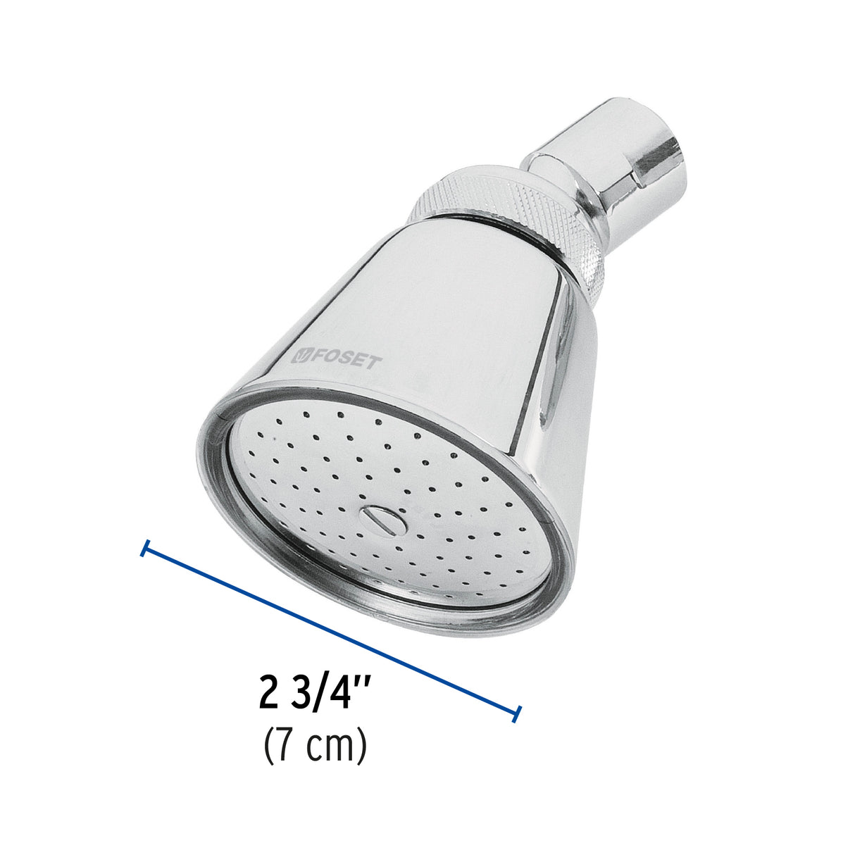 Regadera Redonda 2-3/4', Latón, sin Brazo, Cromo, Aero