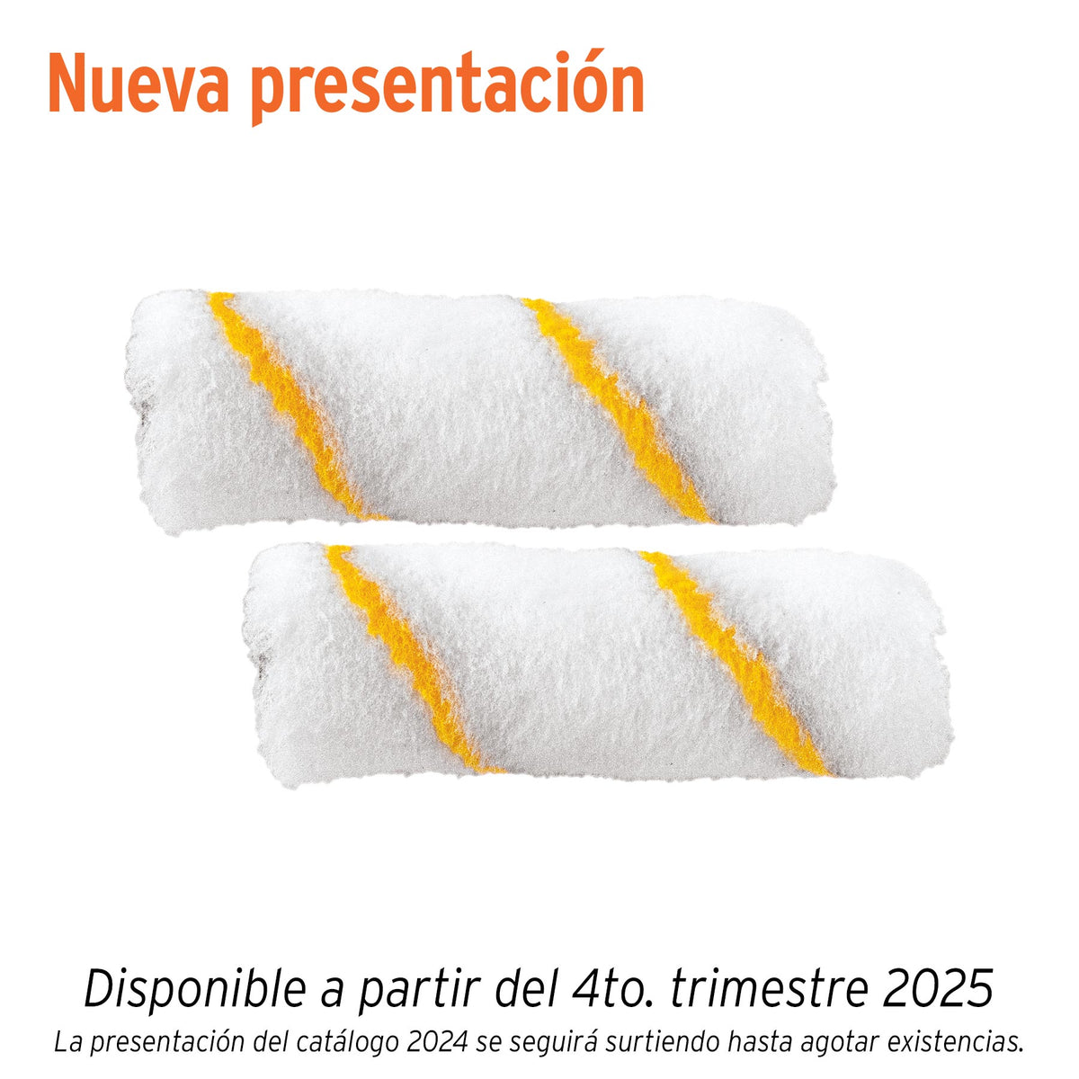 Bolsa C/2 Felpas para Mini Rodillo de Poliéster 4'X3/8', Truper
