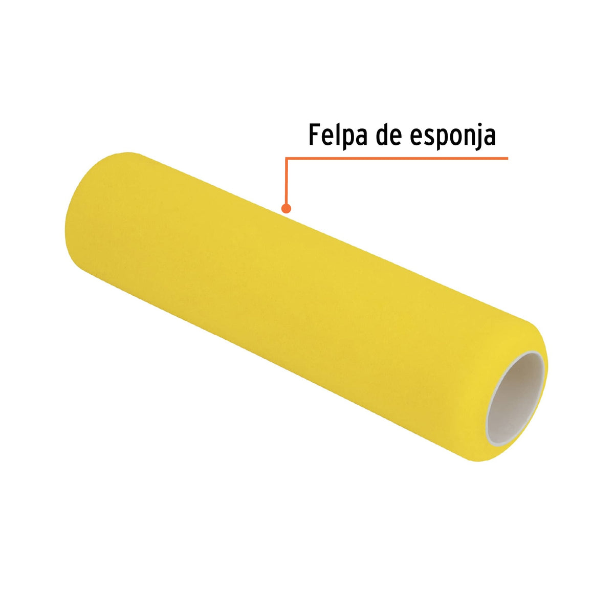 Felpa para Rodillo 9' X 3/8' de Esponja, Superficies Lisas