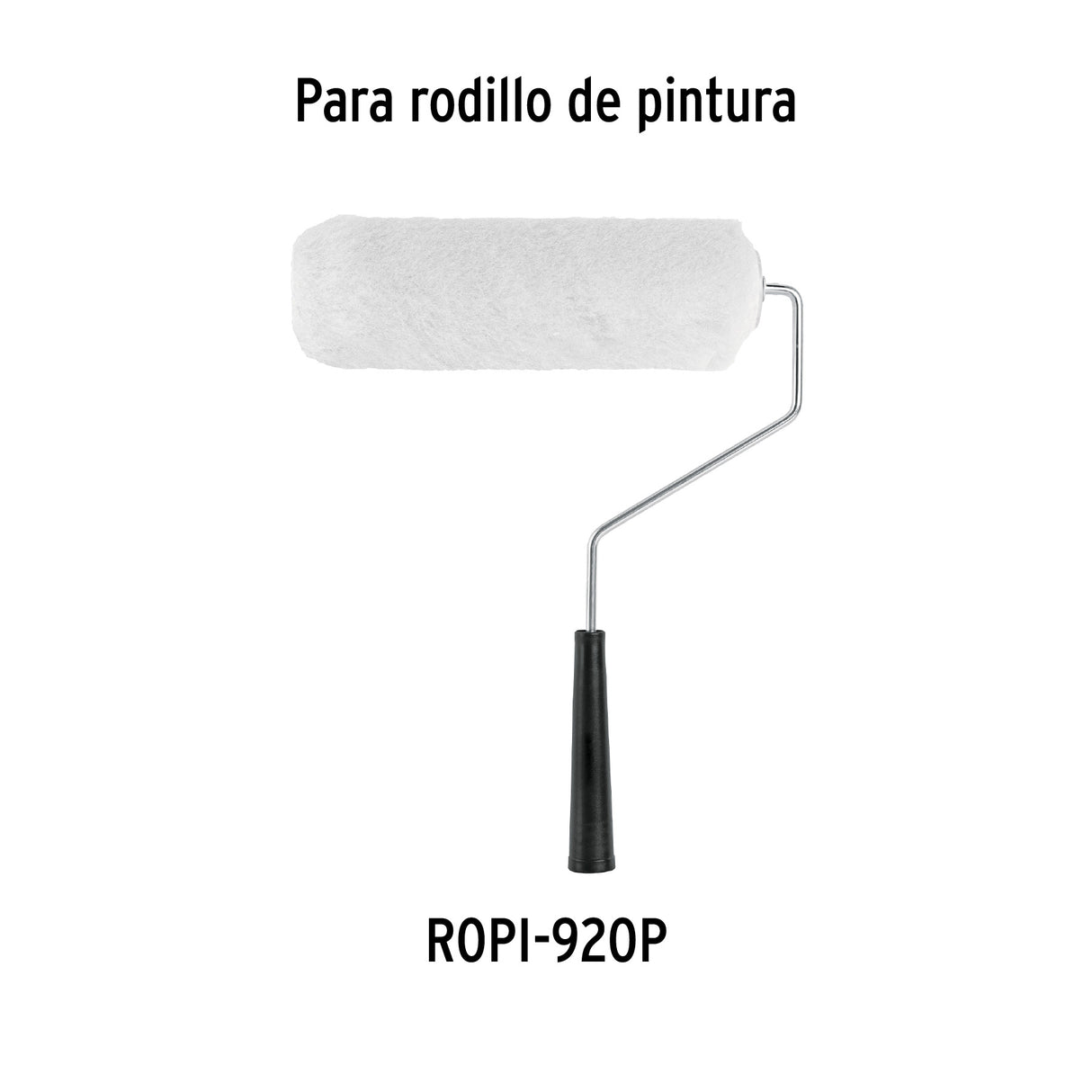 Felpa para Rodillo, 9 X 3/4', Superficies Rugosas, Pretul