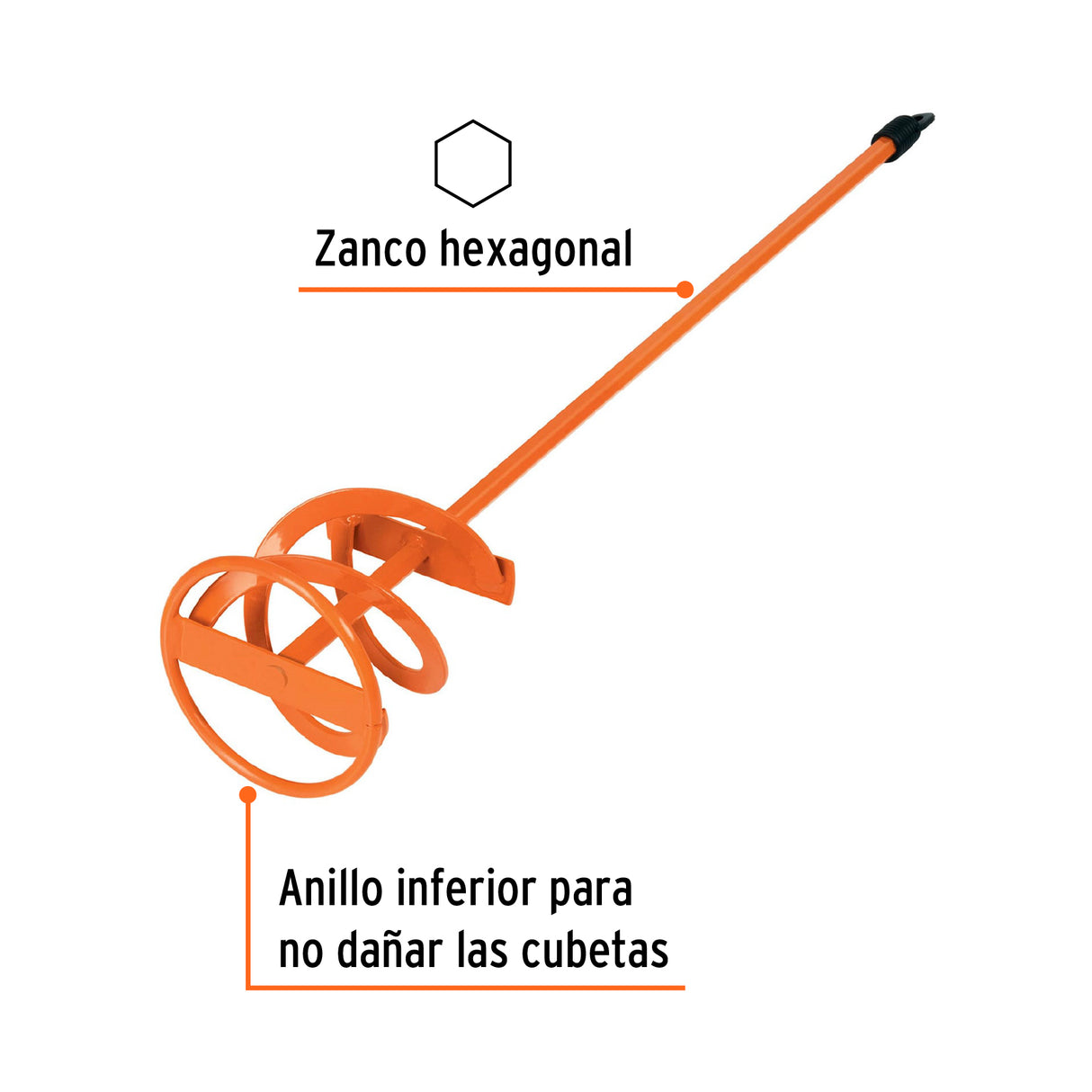 Revolvedor de Pintura, 100 mm de Diámetro, Truper