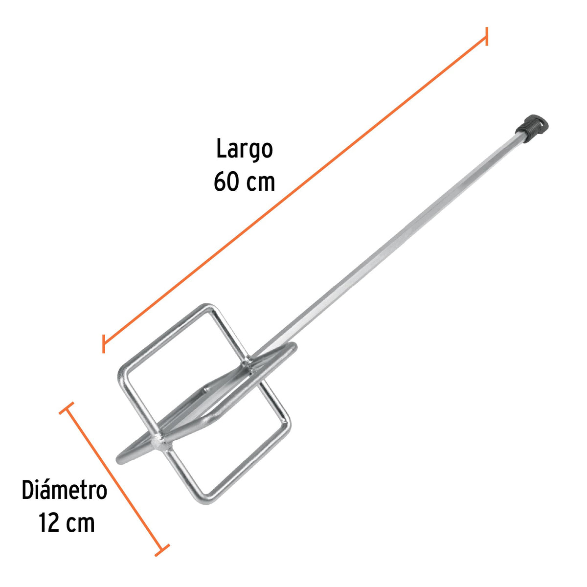 Revolvedor para Mortero, 120 mm de Diámetro, Truper