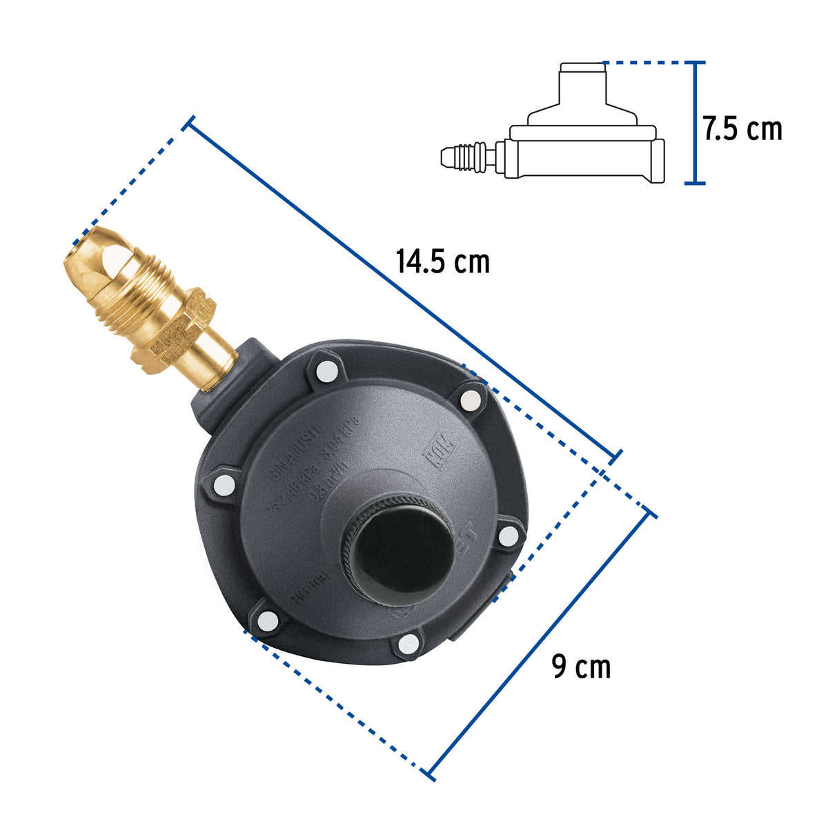 Regulador de Gas L.P. de 1 Vía, Foset