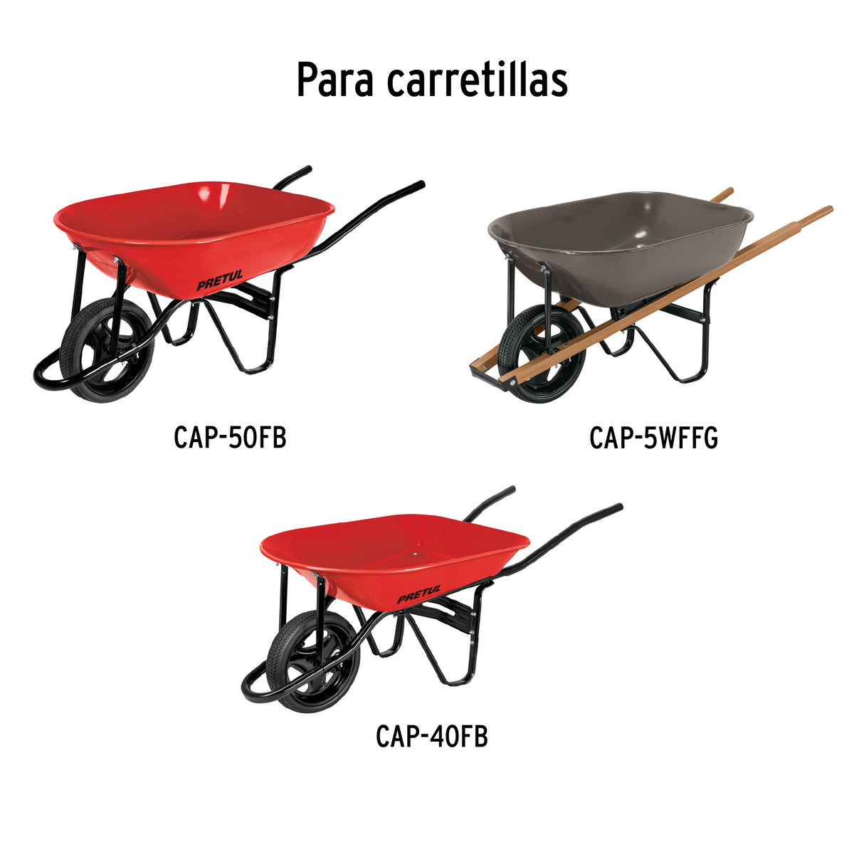 Llanta Completa Imponchable 13-1/2', Incluye Eje y Baleros