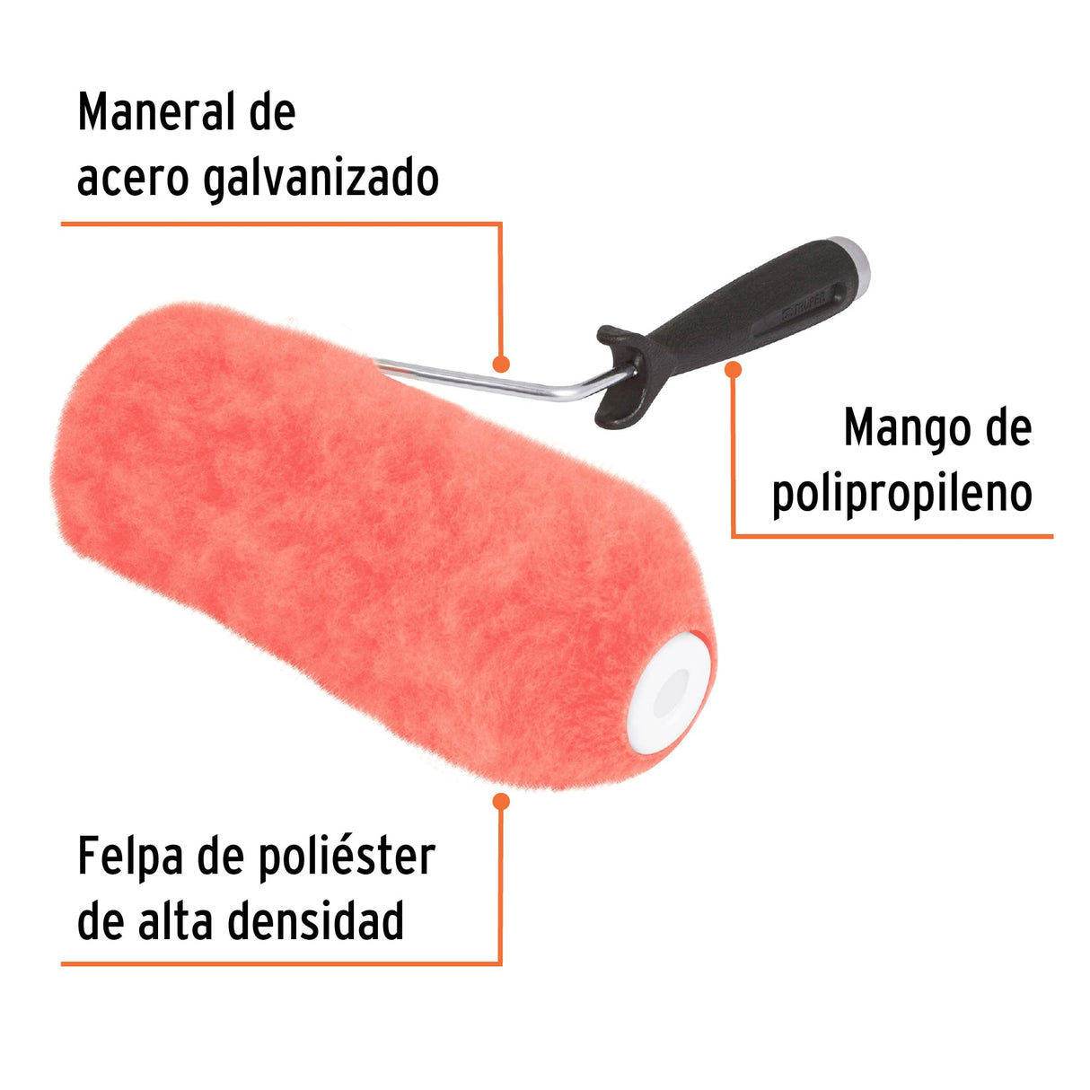 Rodillo para Pintar 9' X 1-1/4' Superficies Extrarrugosas