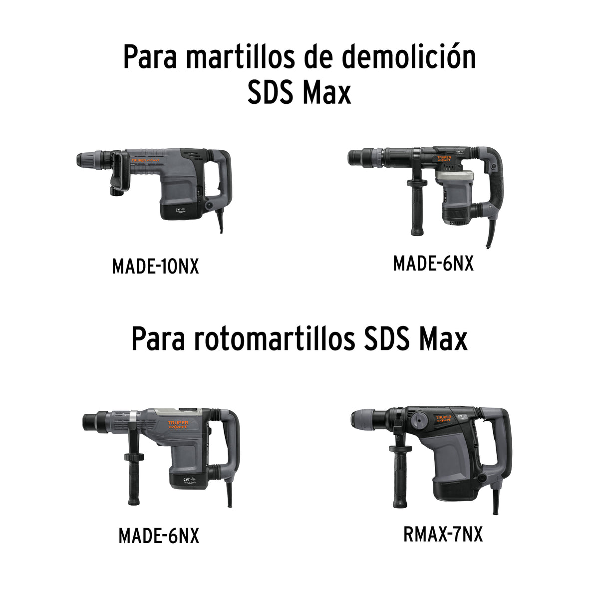 Cincel para Azulejo SDS Max 1-1/2' X 16', Truper