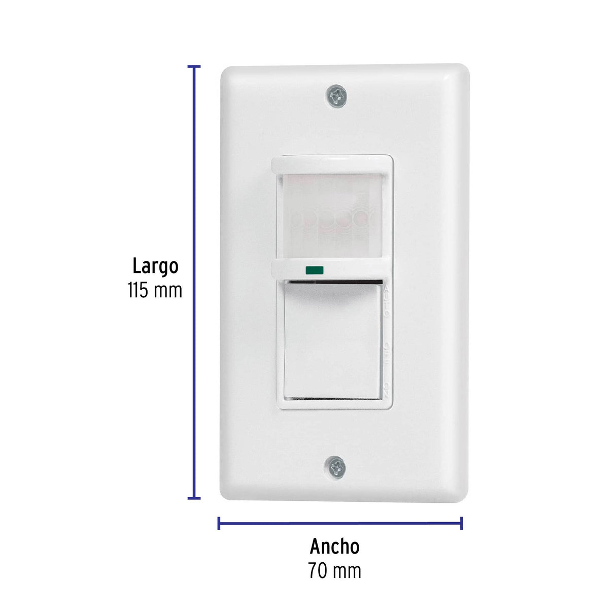Sensor de Movimiento con Interruptor de Pared, Volteck